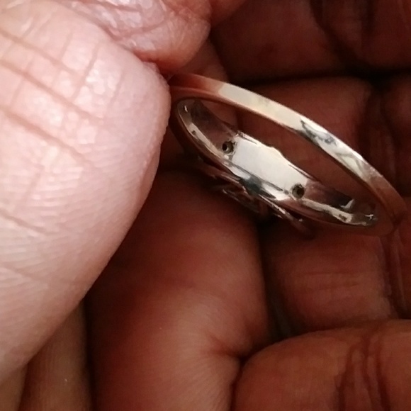 Real 10kt Gold Diamonds Ring#SOLD - Picture 5 of 5